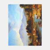 High Point Shandaken Mountains Asher Brown Durand  Fleece Deken (Voorkant)