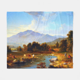 High Point Shandaken Mountains Asher Brown Durand  Fleece Deken