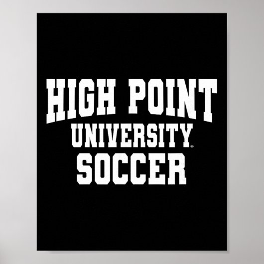 High Point University Panthers Soccer Ncaa Hp23 Poster (Voorkant)