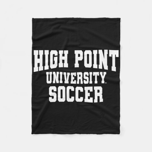 High Point University Panthers Voetbal Ncaa Hp23  Fleece Deken (Voorkant)