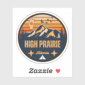 High Prairie, Alberta Sticker (Vel)