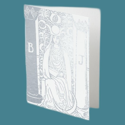 High Priestess Silver Tarot Kaart