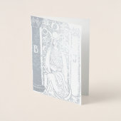 High Priestess Silver Tarot Kaart (Voorkant)