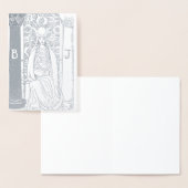 High Priestess Silver Tarot Kaart (Display)