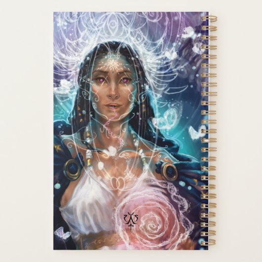 High Priestess Tarot card art Planner (Achterkant)