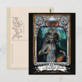 High Priestess Tarot Card Briefkaart (Voorkant / Achterkant)