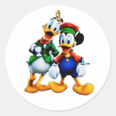 High-Quality & Customizable Ronde Sticker (Voorkant)