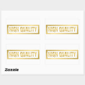 High Quality Rechthoekige Sticker (Vel)