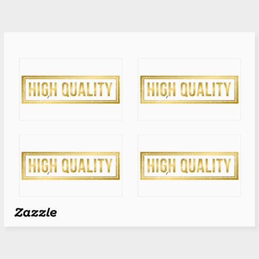 High Quality Rechthoekige Sticker (Vel)