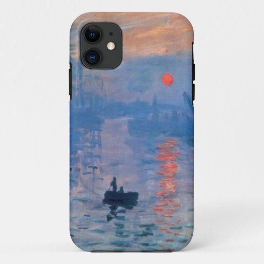 High Res Claude Monet Impression Sunrise Case-Mate iPhone Case (Achterkant)