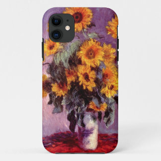High Res Claude Monet Sunflower iPhone 11 Hoesje