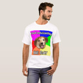 High res "Fool Advisory dog" T-shirt (Voorkant volledig)