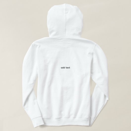 High-Resolution Abstract Art Hoodie (Design achterkant)