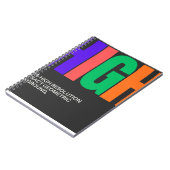 High-Resolution Abstract Art Notitieboek (Linkerzijde)