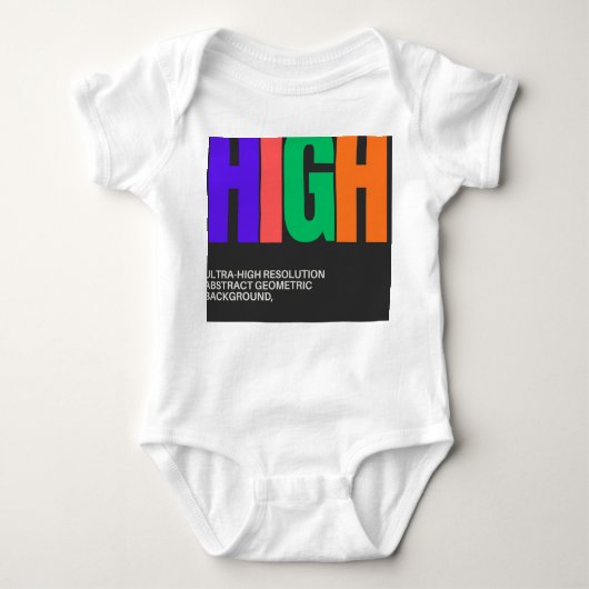 High-Resolution Abstract Art  Romper (Voorkant)