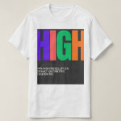 High-Resolution Abstract Art T-shirt (Design voorkant)