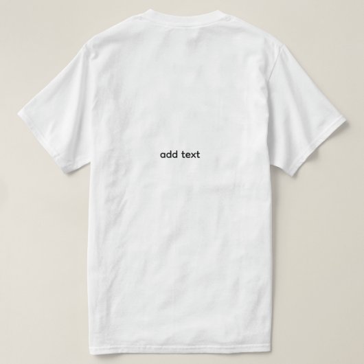 High-Resolution Abstract Art T-shirt (Design achterkant)