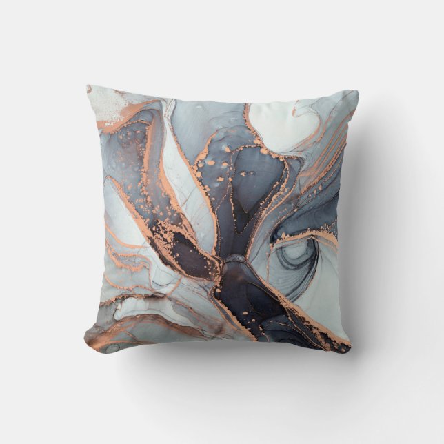 High resolution. Luxury abstract fluid art paintin Kussen (Voorkant)