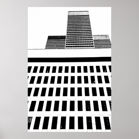High Rise Windows Montreal, Canada Poster (Voorkant)