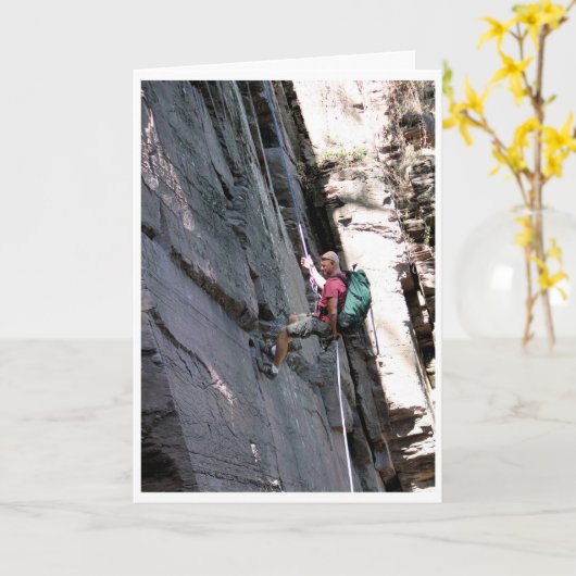 High Rocks Climber - Vertrouwen Kaart (Gele Bloem)