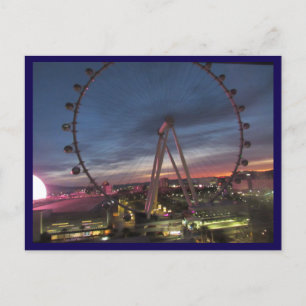 High Roller en de sfeer van Las Vegas Briefkaart
