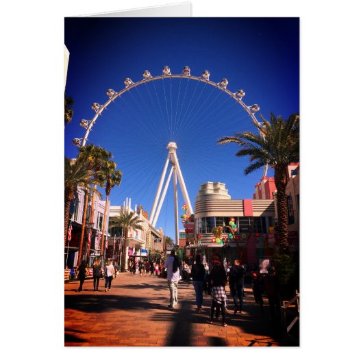 High Roller Ferris Wheel Las Vegas #1 Kaart (Voorkant)