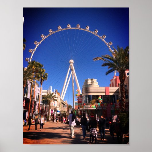 High Roller Ferris Wheel Las Vegas #1 Poster (Voorkant)