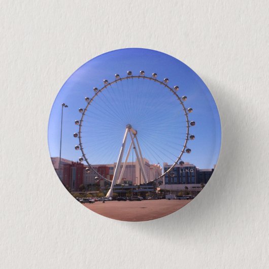 High Roller Ferris Wheel Las Vegas #2 Buttton Ronde Button 3,2 Cm (Voorkant)