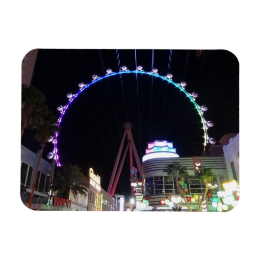 High Roller Ferris Wheel Las Vegas #3 Magnet Magneet (Horizontaal)