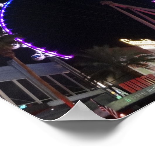 High Roller Ferris Wheel Las Vegas #3 Poster (Hoek)
