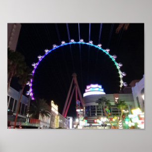 High Roller Ferris Wheel Las Vegas #3 Poster