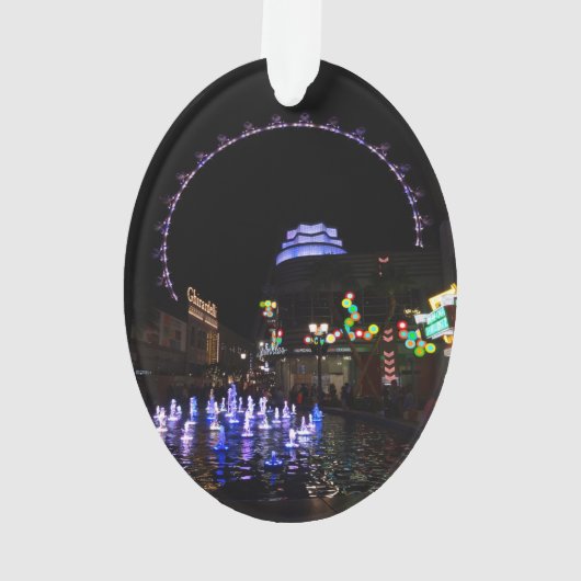 High Roller Ferris Wheel Las Vegas #4 Ornament (achterkant)