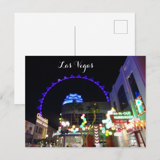 High Roller Ferris Wheel Las Vegas #5 Briefkaart (Voorkant / Achterkant)