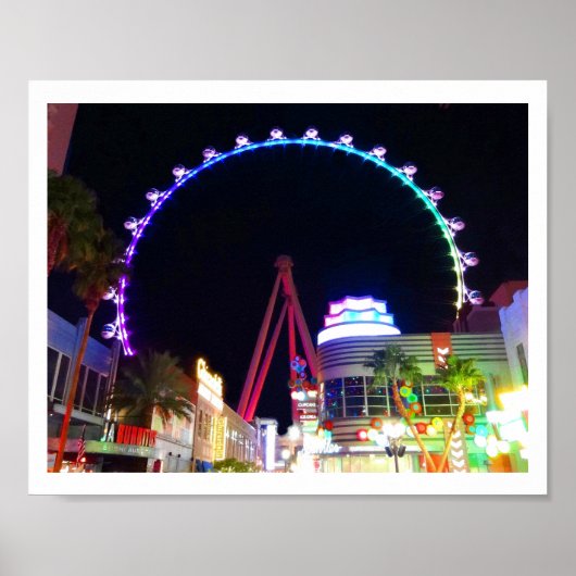 High Roller Ferris Wheel Las Vegas #6 Poster (Voorkant)