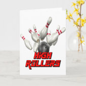 High Rollers Bowling Kaart (Gele Bloem)