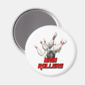 High Rollers Bowling Magneet (Voorkant / Achterkant)