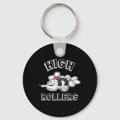 High Rollers Matching Bowling T Shirt Sleutelhanger (Voorkant)