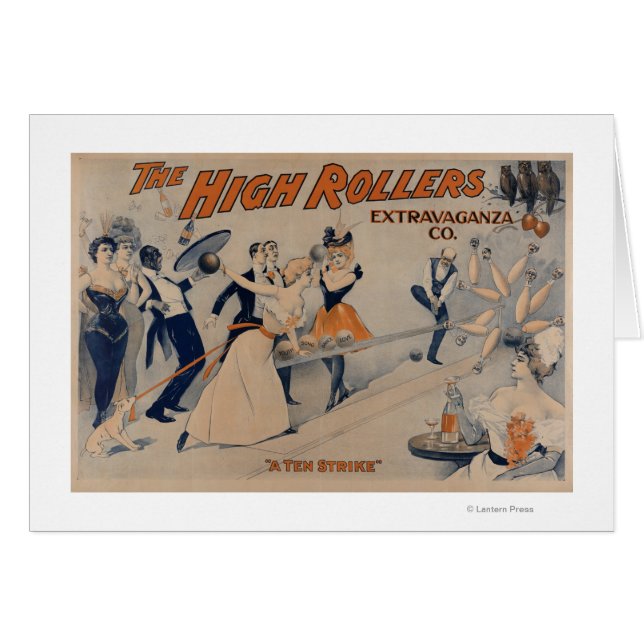High RollersBowling Party Theater Poster (Voorkant Horizontaal)