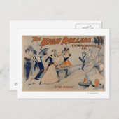 High RollersBowling Party Theater Poster Uitnodiging Briefkaart (Voorkant / Achterkant)