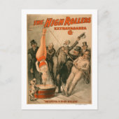 High RollersDunking Woman in Beer Poster Briefkaart (Voorkant)