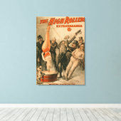 High RollersDunking Woman in Beer Poster Canvas Afdruk (Insitu (Houten vloer))