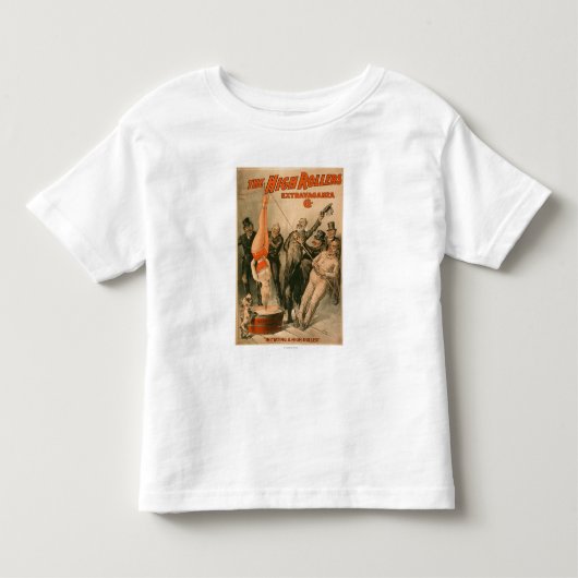 High RollersDunking Woman in Beer Poster Kinder Shirts (Voorkant)