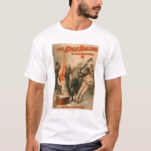 High RollersDunking Woman in Beer Poster T-shirt (Voorkant)