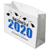 High School Afstudeerder 2020 Afstuderen Gift Bag  Groot Cadeauzakje (Achterkant Gekanteld)