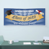 High School Afstudeerder Class Spandoek (Beurs)