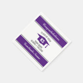 High School afstudeerfeest Klasse van 2025 custom Servet (Hoek)