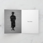 High School afstuderen 2021 aangepaste portretfoto Kaart (Binnen)