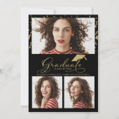 High School Afstuderen Aankondiging 3 Foto (Voorkant)