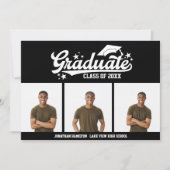 High School Afstuderen Aankondiging 3 Foto (Voorkant)