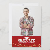 High School Afstuderen Aankondiging Foto (Voorkant)